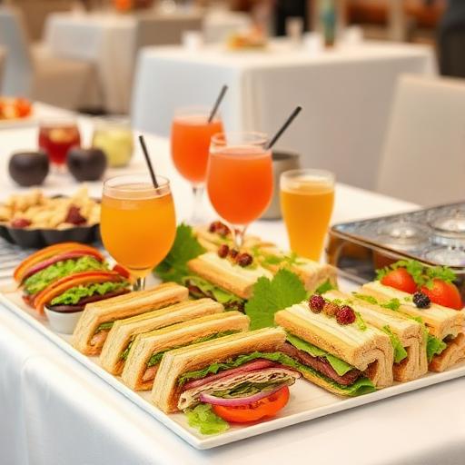 Konferenční občerstvení během přestávek