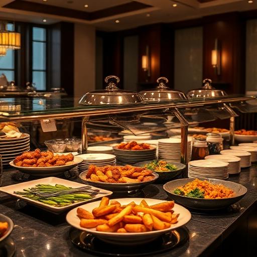 Večerní bufet s kvalitními teplými jídly